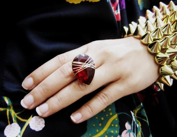 DIY: Revamp A Pendant Into A Wire-Wrapped Gem Ring