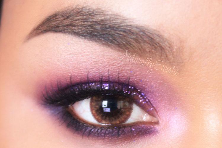 New Years Eve Makeup: Purple Smokey Eye