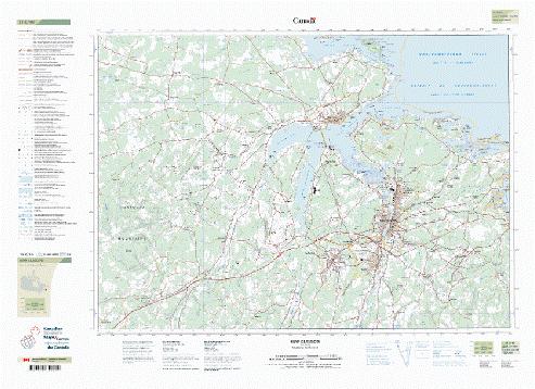 sample CanTopo NewGlasgow Free Georeferenced Topographic Map Sheets