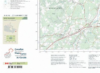 sample CanTopo Free Georeferenced Topographic Map Sheets