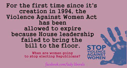 for the first time since it's creation in 1994 the violence against women act has been allowed to expire