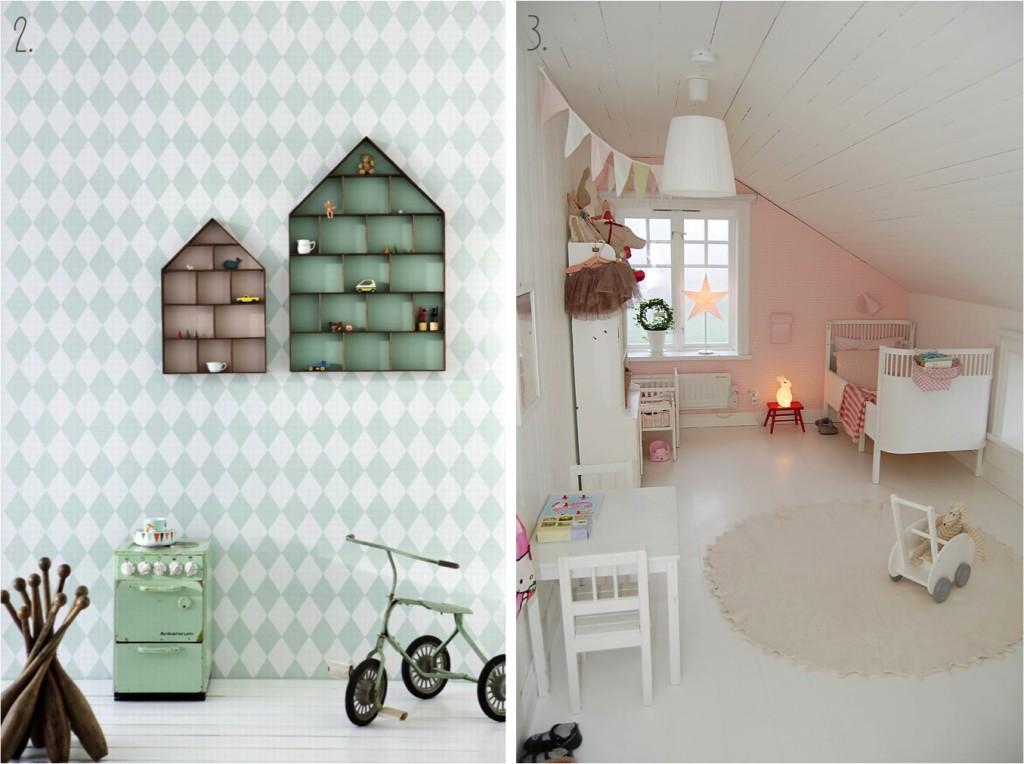Pretty pastel rooms… Pretty pastel rooms…