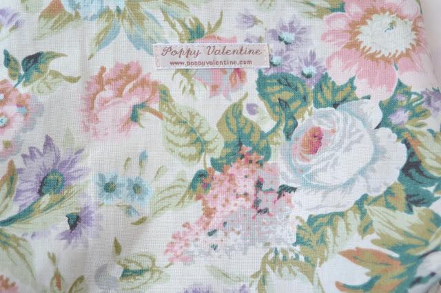 POPPY VALENTINE VINTAGE FABRIC POPPY VALENTINE VINTAGE FABRIC