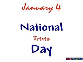 January 4th Is Always National Trivia Day