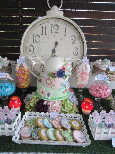 Alice in Wonderland themed party by Cakes by Joanne Charmand