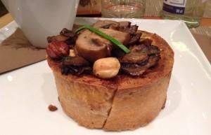 parisian mushroom quiche with cardamom