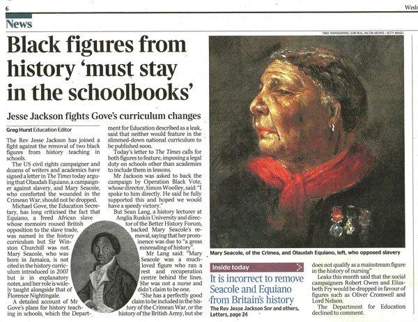 The Media on Mary Seacole - Paperblog