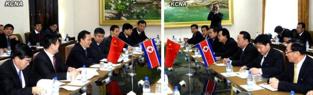 The 7th meeting of the DPRK-China Intergovernmental Cooperation Committee on Economics, Trade Science and Technology in Pyongyang on 9 January 2013 (Photos: KCNA)