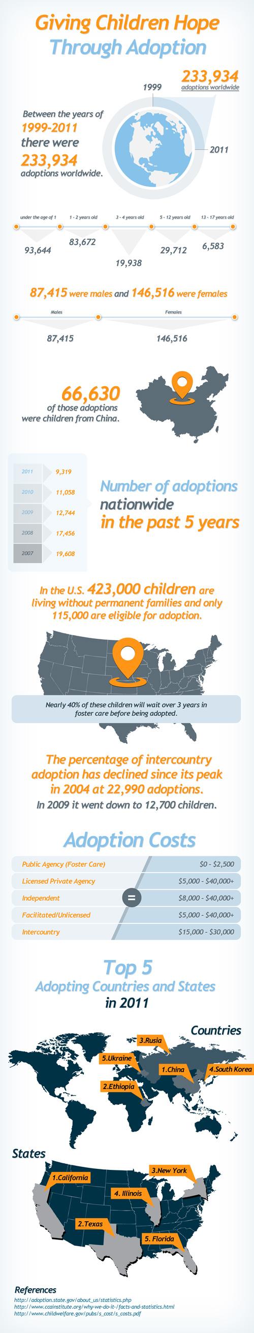 Worldwide Adoption Stats Infographic