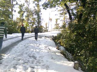 Snowfall in Chopta Tungnath