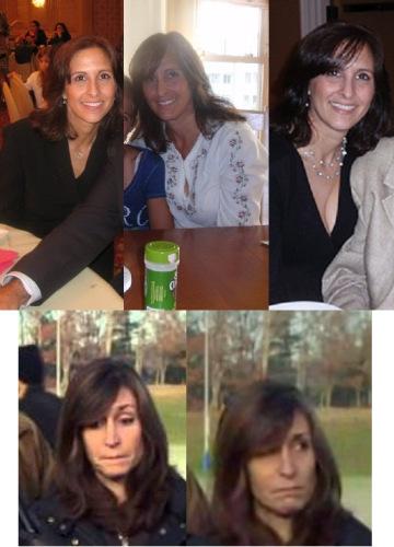 Remarkable resemblance of Sandy Hook victims and professional crisis actors Jennifer Greenberg Laura Phelps composite