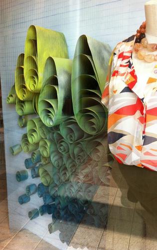 Quilling, Anthropologie Style anthropologie-window
