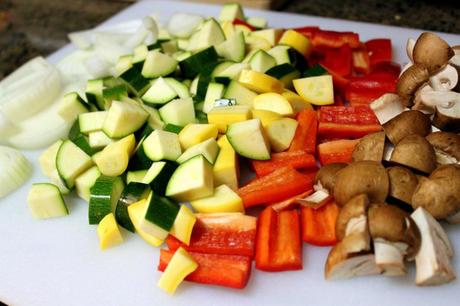 Healthy Baked Penne with Roasted Vegetables