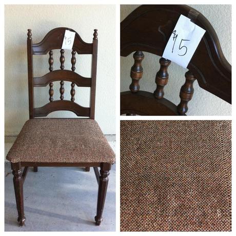 photo vintage chair makeover.