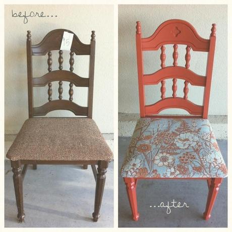 photo(2) vintage chair makeover.
