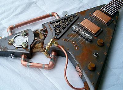 Ten Incredible Steampunk Guitars