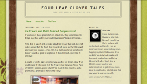 Indiana Blogs: Four Leaf Clover Tales