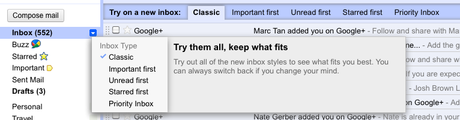 Gmail’s New Inbox Styles and People Widget