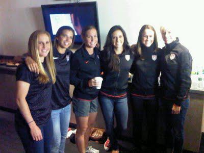 The US Women's National Team making the talk show circuit rounds