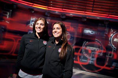 The US Women's National Team making the talk show circuit rounds