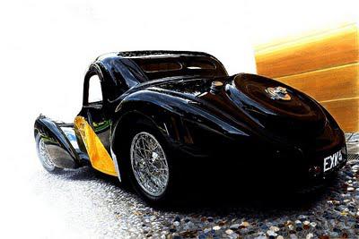Bugatti illustration by Marco Reggiani