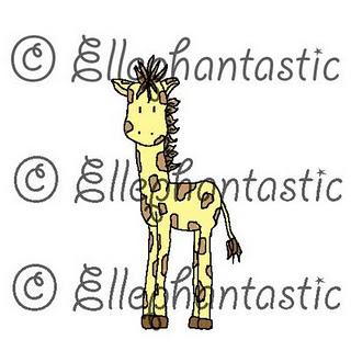 May's Freebie image - Baby Giraffe