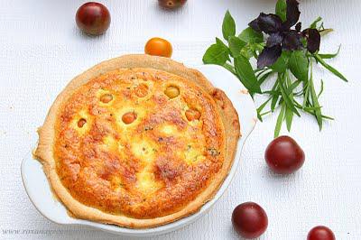 Cherry Tomato Quiche