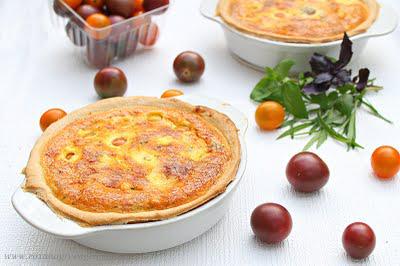 Cherry Tomato Quiche