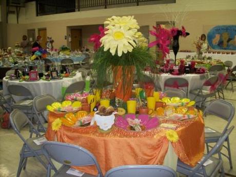 Orange Table Decorations