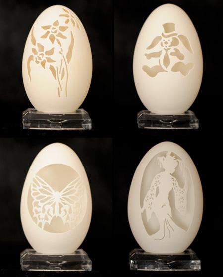 Amazing Carvings For Egg by Brian Baity 3