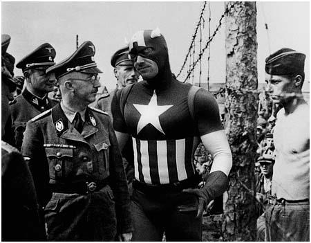 Super Heroes In Past Photos Captain America