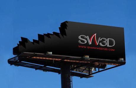 Shark Week 3D Spec Billboard by Glenn Boozan Shark Week 3D Spec Billboard by Glenn Boozan