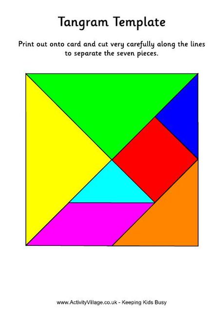 Tangram Puzzles To Print seven Pieces Of Cleverness Www 