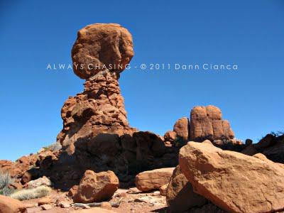 2011 -  March 23rd - Colorado River (Dewey-Moab, Utah), Arches National Park (Courthouse Towers-Balanced Rock)