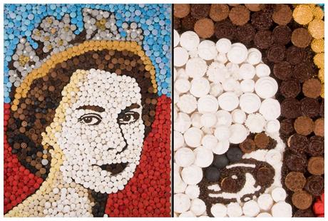 Food Meets Art 116: Cupcakes and Smarties Go Artsy