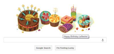 My Happy Birthday from Google