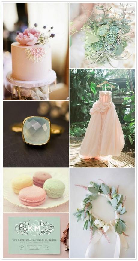 Blush Pink and Mint Green Wedding Inspiration