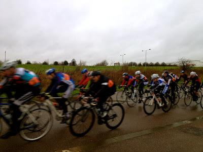 The Saturday before Christmas - cycling in the rain