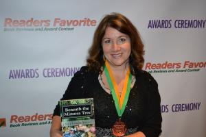 Yours Truly with the Bronze Medal Award. Readers Favorite Ceremony, Miami, Florida. November 16, 2012.
