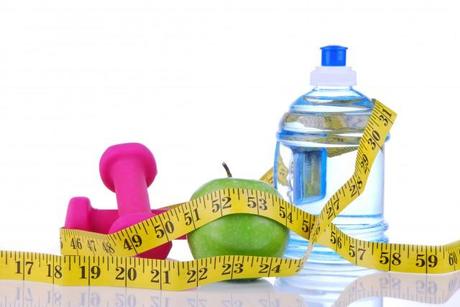 Diet diabetes weight loss concept with tape measure