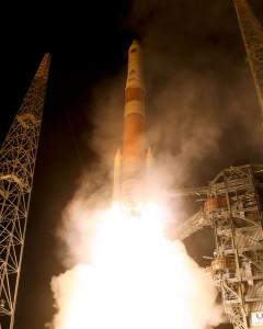 Delta IV rocket launching the first GPS IIF satellite, May 2010 (Photo courtesy of United Launch Alliance) www.gps.gov