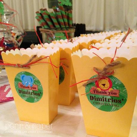Jungle Themed Christening by Penn and Paper Jungle Themed Christening by Penn and Paper