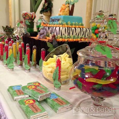 Jungle Themed Christening by Penn and Paper Jungle Themed Christening by Penn and Paper