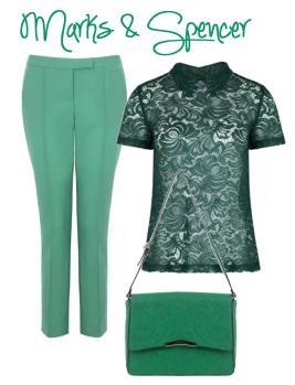 Colour Trend for 2013 – Emerald City emerald marks and spencer top trousers bag 2013
