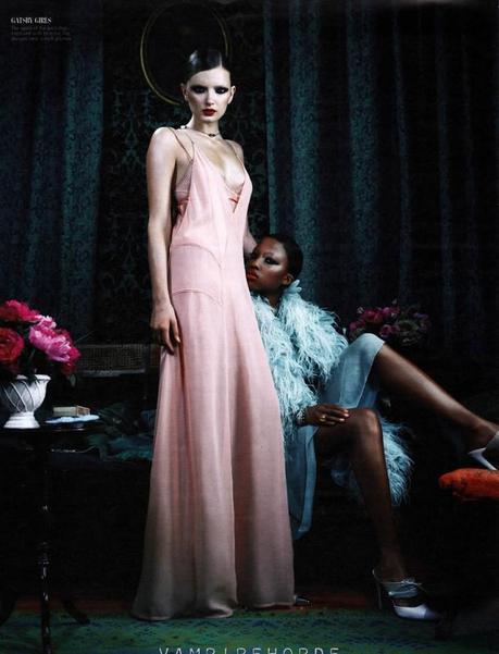 Lily Donaldson, Jourdan Dunn, Cara Delevingne and Nyasha Matonhodze for W magazine January 2012 by Emma Summerton Lily Donaldson, Jourdan Dunn, Cara Delevingne and Nyasha Matonhodze for W magazine January 2012 by Emma Summerton 8