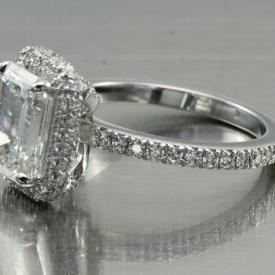Custom diamond engagement Ring