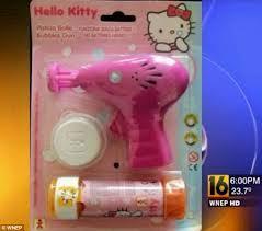 Hello Kitty toy bubble gun