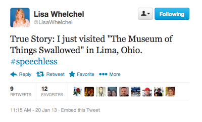 Twitter Titter from Lisa Whelchel