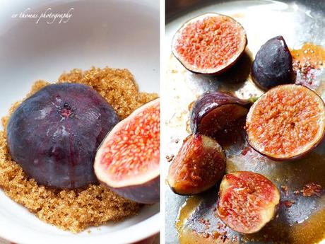 Warmed Camembert with Caramelized Figs