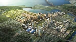 Aerotropolis new Songdo city rendering